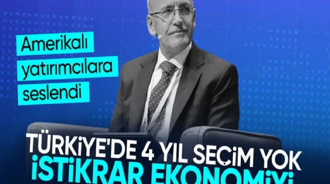 Mehmet Şimşek yerel seçimin ardından ilk yatırımcılar toplantısını ABD'de yaptı