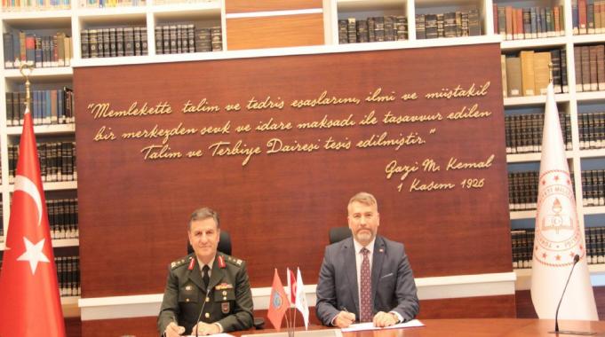 Millî Eğitim Bakanlığı ve Millî Savunma Bakanlığı Arasında Harita İş Birliği Protokolü