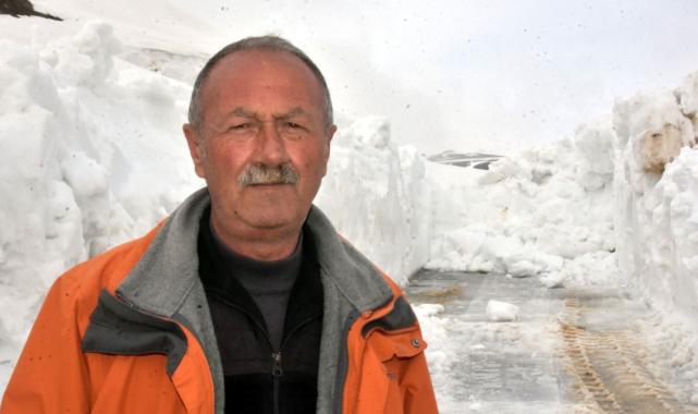 Nemrut Dağı'nda 6 metrelik karla mücadele