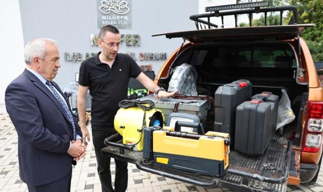 Nilüfer Afet Merkezi envanterine 22 adet son teknoloji malzeme ekledi