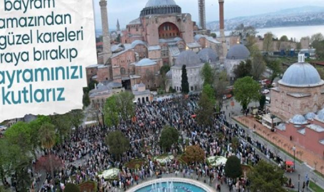İstanbullular bayram namazı için tarihi camileri doldurdu