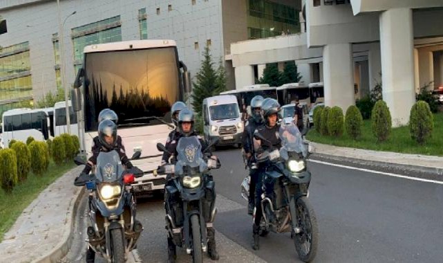 Küme düşen Bursaspor, güvenlik önlemleriyle Diyarbakır'da