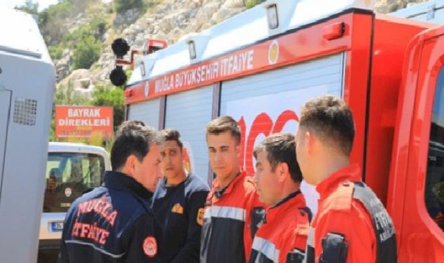 Muğla Büyükşehir ekipleri, teleferik kazasında görev aldı