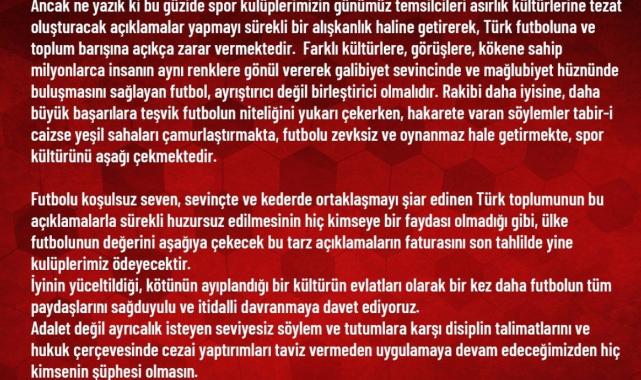 TFF'den çarpıcı açıklama: Kulüpler çatışmayı körüklüyor