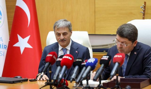 Başkan Alemdar Adalet Bakanı Tunç’u ağırladı