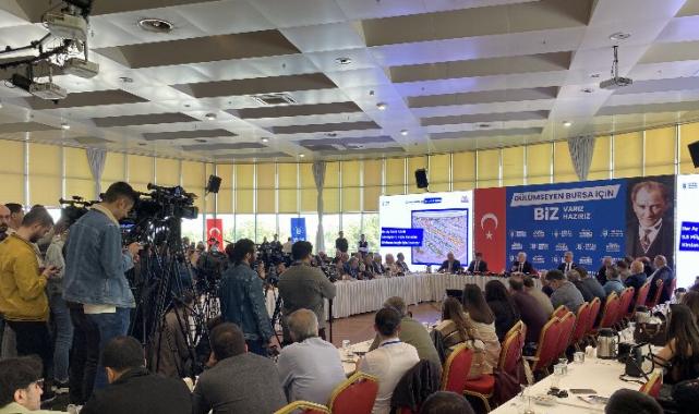 Bursa Büyükşehir Belediye Başkanı Mustafa Bozbey basınla buluştu