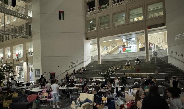 Cenevre Üniversitesi öğrencilerinden Filistin'e destek