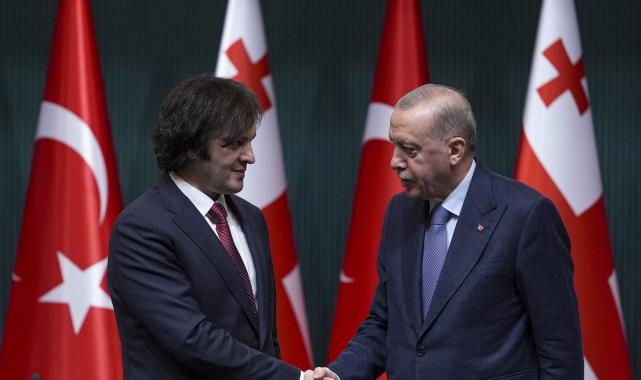 Cumhurbaşkanı Erdoğan: Gürcistan ile ticaret hedefimiz 5 milyar dolar