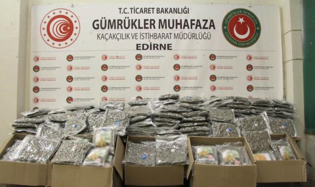 Dilucu ve Kapıkule sınır kapılarında uyuşturucu operasyonu: 625 kilo yasaklı madde ele geçirildi