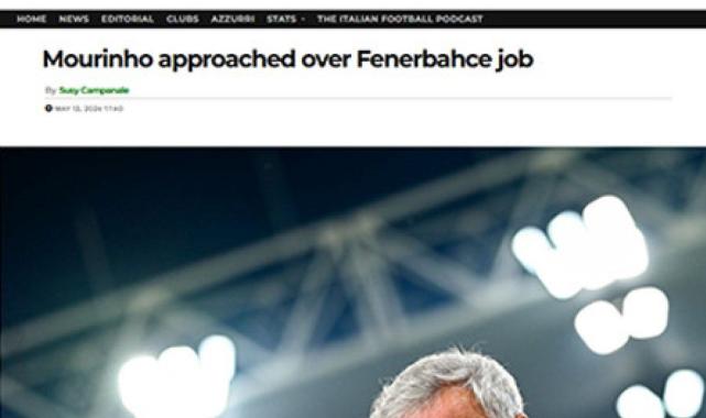 Fenerbahçe başkanlığına aday olan Aziz Yıldırım'ın Mourinho vaadi dünya basınında