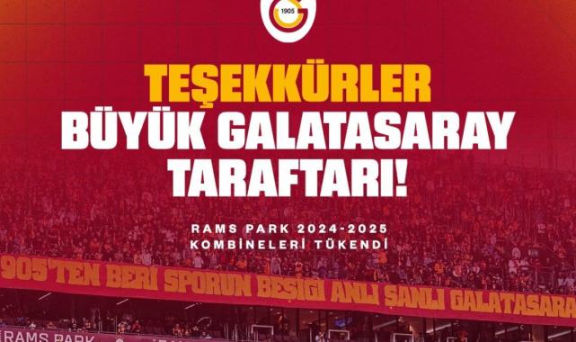Galatasaray taraftarı, 4 dakikada kombineleri tüketti