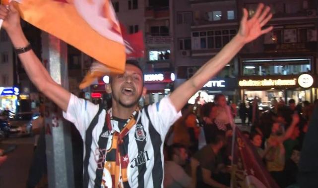 Galatasaray taraftarı, şampiyonluk sevincini tüm yurtta yaşadı