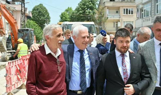 İnegöl altyapısına Büyükşehir desteği