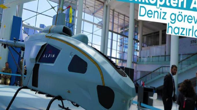İnsansız helikopter ALPİN, deniz görevlerine hazırlanıyor