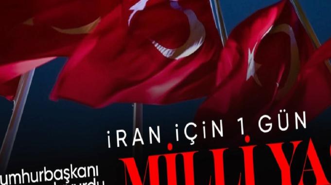 İran için 1 günlük milli yas ilan edildi