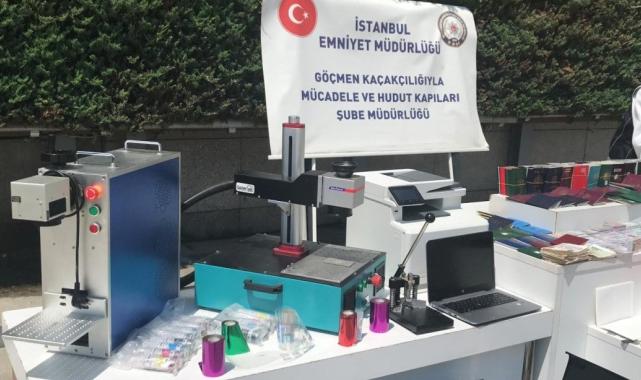 İstanbul'da sahte pasaport operasyonu: 4 kişi gözaltına alındı