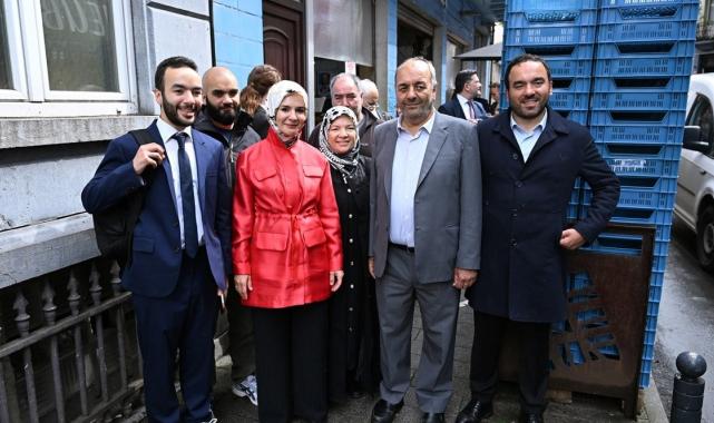 Mahinur Özdemir Göktaş, 24 sene sonra Brüksel’deki aile dükkanında yeniden kasaya geçti