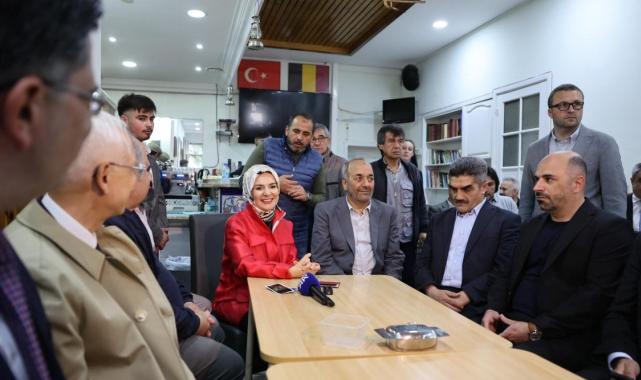 Mahinur Özdemir Göktaş, 24 sene sonra Brüksel’deki aile dükkanında yeniden kasaya geçti