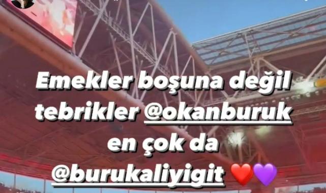 Okan Buruk'un eski eşi Nihan Akkuş'tan tebrik mesajı