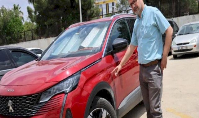 Adana'da sıfır kilometre aldığı cip boyalı çıktı