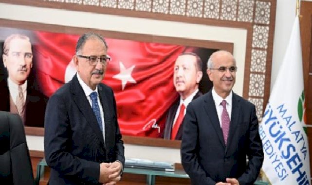 Bakan Özhaseki, Başkan Er'i ziyaret etti