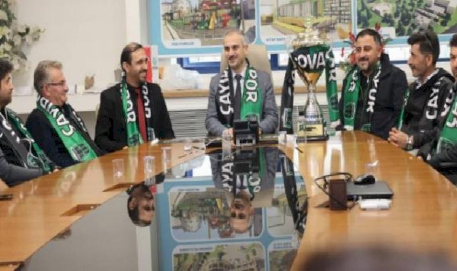 Başkan Çiftçi, şampiyon Çayırovaspor’u ağırladı