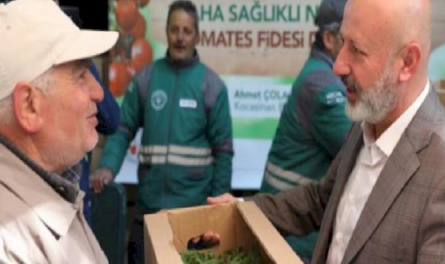 Başkan Çolakbayrakdar’dan Organik domates fidesi dağıtım etkinliğine davet