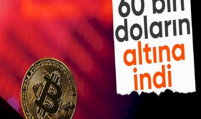 Bitcoin'in fiyatı 60 bin doların altına geriledi