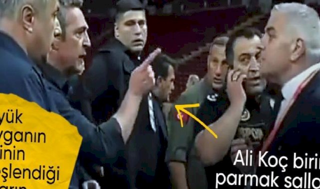 Büyük kavganın fitilini ateşleyen anlar: Ali Koç başrolde...