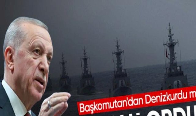 Cumhurbaşkanı Erdoğan, Denizkurdu Tatbikatı'na telefon bağlantısı ile katıldı
