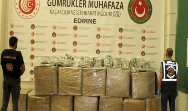 Dilucu ve Kapıkule sınır kapılarında uyuşturucu operasyonu: 625 kilo yasaklı madde ele geçirildi