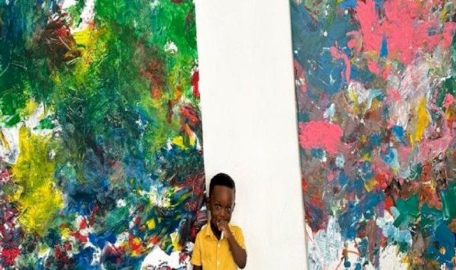 En genç ressam oldu: Ganalı 1,5 yaşındaki çocuk Guinness Rekorlar Kitabı’na girdi