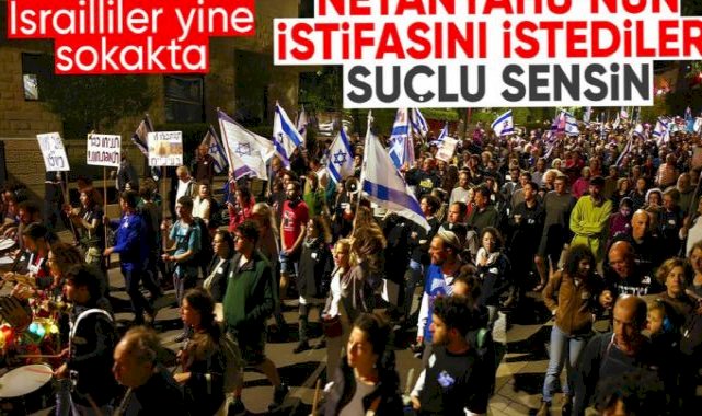 İsrailliler, Tel Aviv ve Kudüs’te hükümet karşıtı protesto düzenledi