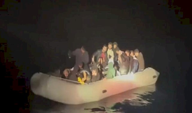 İzmir açıklarında 37 kaçak göçmen kurtarıldı