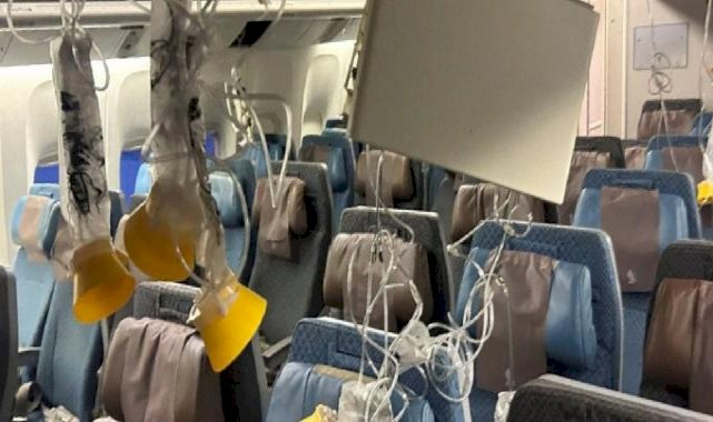 Londra-Singapur seferini yapan uçak türbülansa girdi