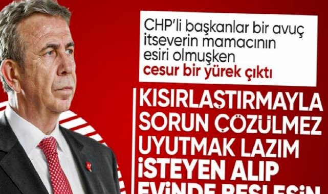 Mansur Yavaş: Hayvanseverler çok istiyorsa köpekleri sahiplensin