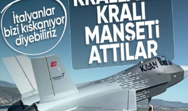 Milli muharip uçak KAAN, İtalyan basınında! "Kralların kralı"