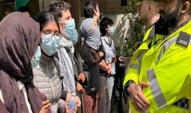 Oxford Üniversitesi’ndeki Gazze’ye destek eylemi: 16 gözaltı