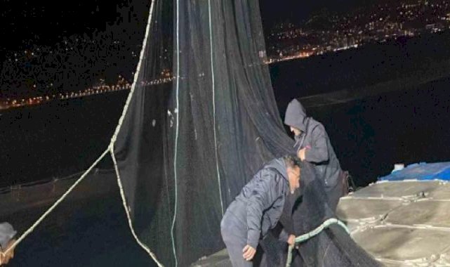 Trabzon’da Türk somonunun hasadına başlandı