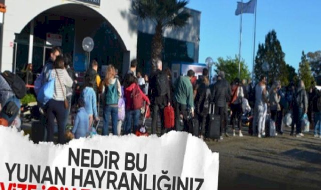 Yunan adalarına gitmek için kapı vizeyi bekleme süresi 7 saate çıkabiliyor