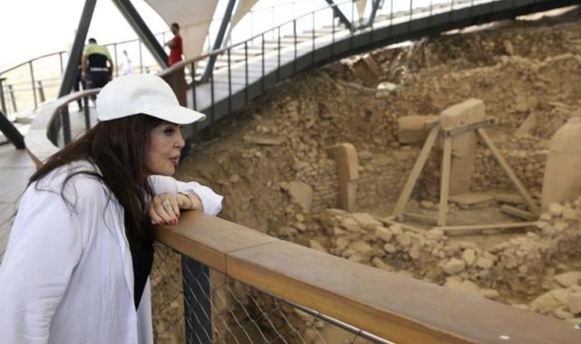 Türkan Şoray'dan Göbeklitepe'ye ziyaret