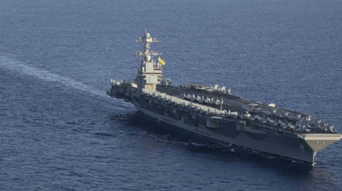 ABD Donanmasının uçak gemisi görev bölgesinden ayrıldı