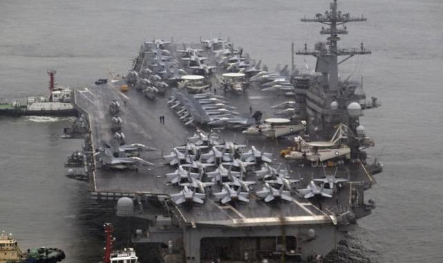 ABD uçak gemisi ortak askeri tatbikat için Güney Kore’de