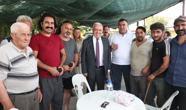 Başkan Şadi Özdemir kurban pazarını ziyaret etti