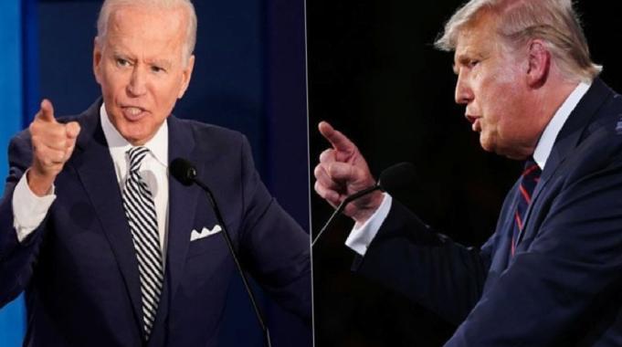 Biden ile Trump, yarın canlı yayında kozlarını paylaşacak