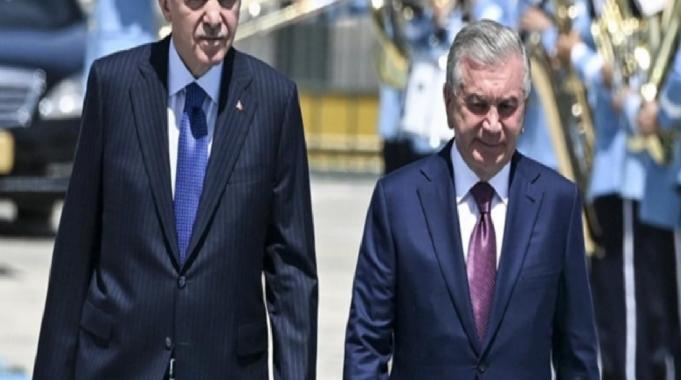 Cumhurbaşkanı Erdoğan ve Mirziyoyev&#039;den ortak açıklama