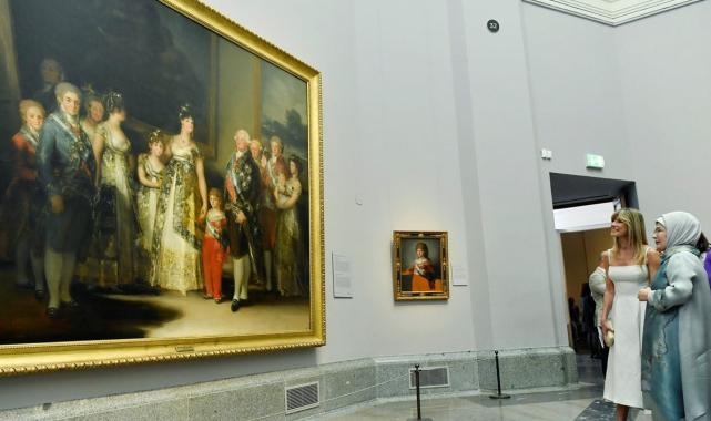 Emine Erdoğan, Madrid'deki Prado Müzesi'ni ziyaret etti
