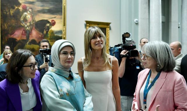 Emine Erdoğan, Madrid'deki Prado Müzesi'ni ziyaret etti