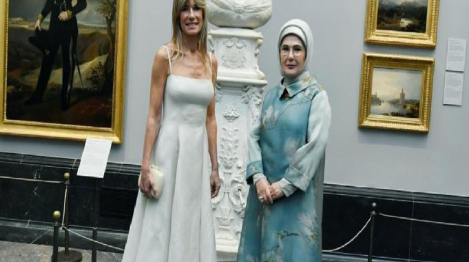 Emine Erdoğan, Madrid'deki Prado Müzesi'ni ziyaret etti