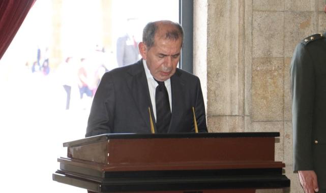 Galatasaray Başkanı Dursun Özbek’ten Anıtkabir’e ziyaret